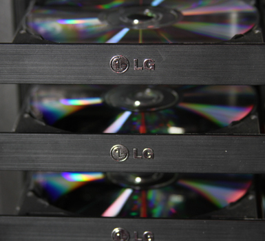 CDs in a LG disc Duplicator