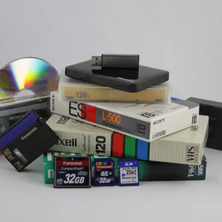 image of multiple media types for transfer